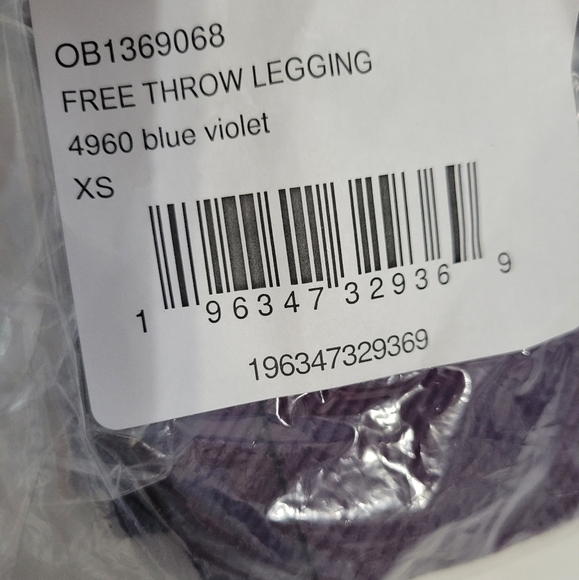 Free People Free Throw Legging Purple Violet XS - Picture 4 of 4